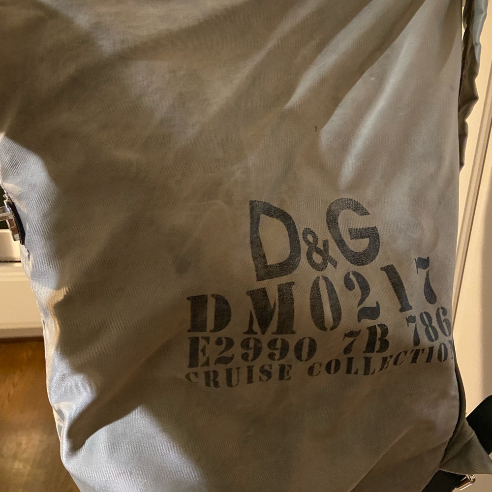 D&G Gray Cruise Collection Bag